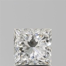Natural Mined Diamond 1.50 CT Cert. GIA Princess Cut Loose J color SI1 clarity 3363.00 per carat