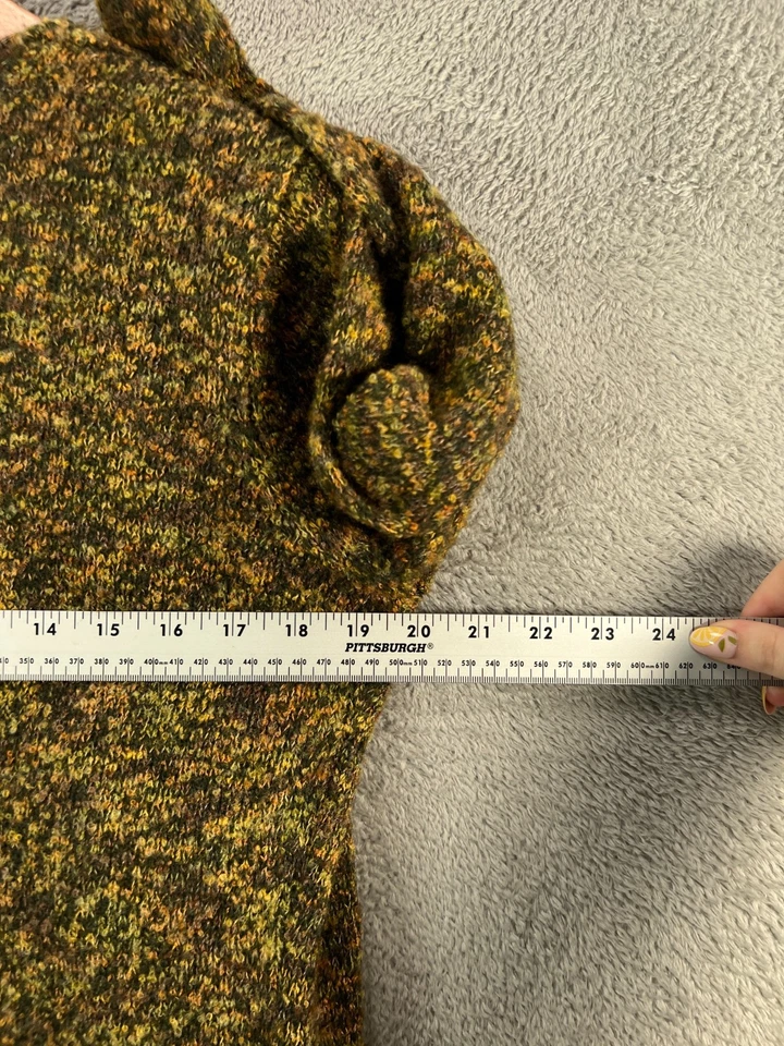 Suéter Vintage Pequeño Sofisticado Talla Pequeña Años 80 Tweed Lana Cárdigan Para Mujer Foto 4 de 4