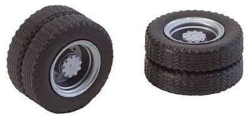 Faller GMbH HO doble camión neumáticos y llantas sistema de coche se adapta a Herpa Tr 163101 motorizado | Condition: New