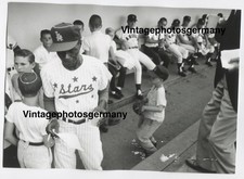 G2087 Photo USA 1964 Charity Baseball Nat King Cole Los Angeles LA Dogers Stadium
