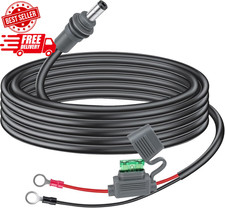 Starlink Mini Power Cable - 12V/24V Battery Adapter, O Ring to DC Extension Cabl