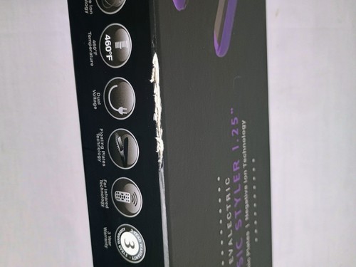 Evalectric Deep Purple Pro Classic Styler Negative Ion Ceramic Hair Flat Iron - Picture 7 of 8
