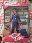 Mattel Pilot Barbie Doll 1997 Vintage with Luggage Career #18368