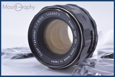 【EXC】 PENTAX Super-TAKUMAR 55mm F1.8 Late Version  w/cap&Filter #mj9006