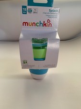 NEW Munchkin Splash 2 Cups with Training Lid 18m 7 oz BPA Free Dishwasher Safe