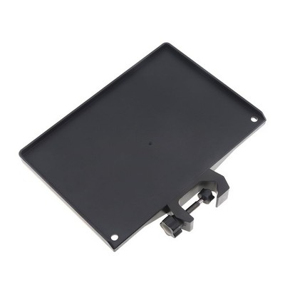 RTNLIT Microphone Stand Tray, Clamp On Firm C-Shaped (7.9'' × 5.5''), Black