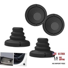 4PCS Car Door Shock Absorber, Silicone Doors Anti-Collision Cushion Pads, black