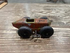 Vintage Marx Tin Wind Up Race Car Toy #7 Not Working, Winds Up & Sometimes Runs