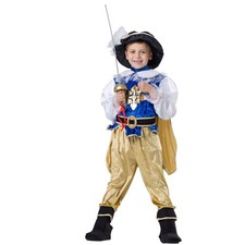 Deluxe Musketeer Children's Costume Set By Dress up America - Size: Large