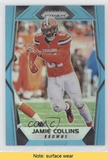 2017 Panini Prizm Light Blue Prizm 54/199 Jamie Collins #124 READ fm0