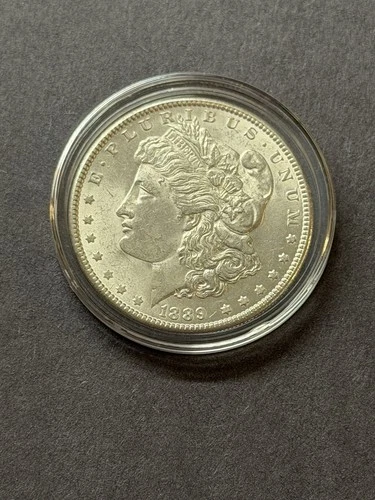 1889 Morgan Silver Dollar $1 Coin United States Silver 0.9 Fineness Uncertified
