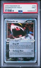 2005 POKEMON EX DEOXYS #104 SHARPEDO EX-HOLO PSA 9 on eBay