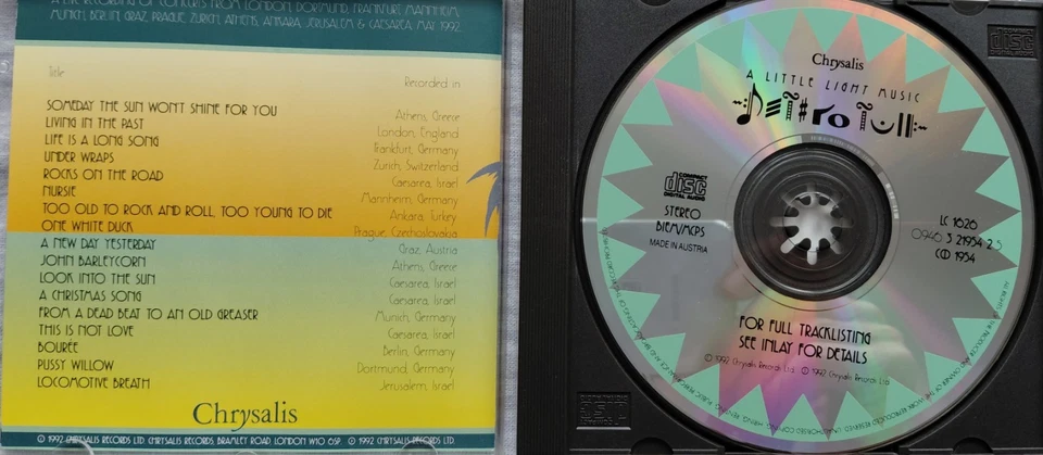 Jethro Tull - A Little Light Music - CD - Bild 3 von 3