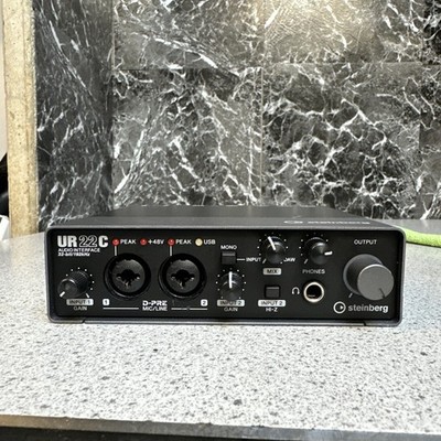 Steinberg UR22C USB 3.0 Typ-C Audio/MIDI Interface grau/schwarz UR22 C UR 22C JP