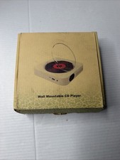 Wall Mountable Bluetooth CD Player V1.1 Pink w/ Remote, Bracket USB Input