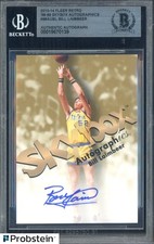 Bill Laimbeer Signed 2013-14 Fleer Retro '98-99 Autographics BGS BAS AUTO