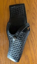 Jay-Pee 4 Black Leather Holster Basketweave