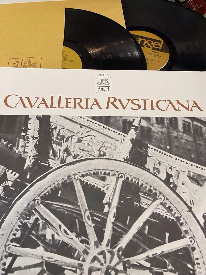 2 LP Box Opera Cavalleria Rusticana VICTORIA DE LOS ANGELES Franco Corelli Class - Image 2 of 3