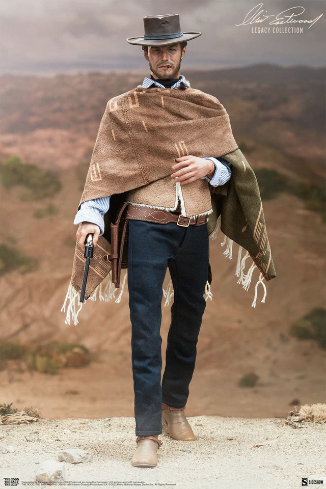 Figura Sideshow Clint Eastwood El Hombre Sin Nombre Escala 1:6 Colección Legado Foto 2 de 4