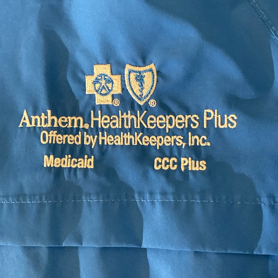 Chaqueta de lluvia Anthem Healthkeepers para mujer XL azul con capucha cremallera completa autoridad portuaria Foto 3 de 4