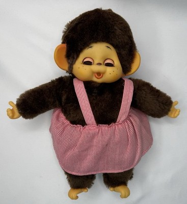 VINTAGE MONCHHICHI SLEEPY EYES MONKEY DOLL MADE IN JAPAN TOHO
