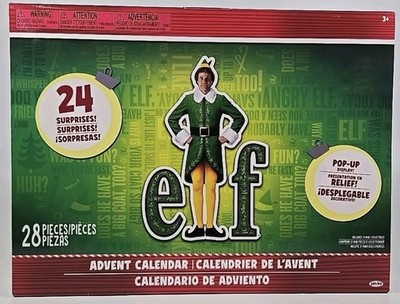 Jakks Elf Advent Calendar with Surprise Figures   New Sealed 2024 Edition