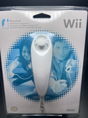 Official Nintendo Wii OEM Nunchuck Controller, NEW Factory Sealed