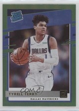 2020-21 Panini Donruss Rated Rookies Green Flood Tyrell Terry #216 7i6