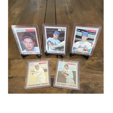 Topps MLB Baseball 1970 Topps 5 Lot Wilhelm Kranepool McGraw Aaron Boyer
