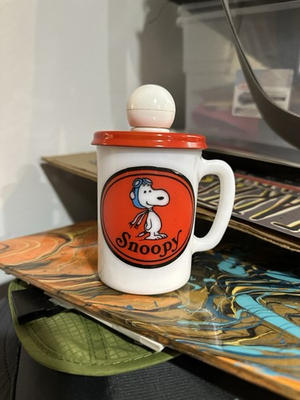 #ad #ad 1969 vintage Avon Snoopy Flying Ace liquid soap bottle $20.00