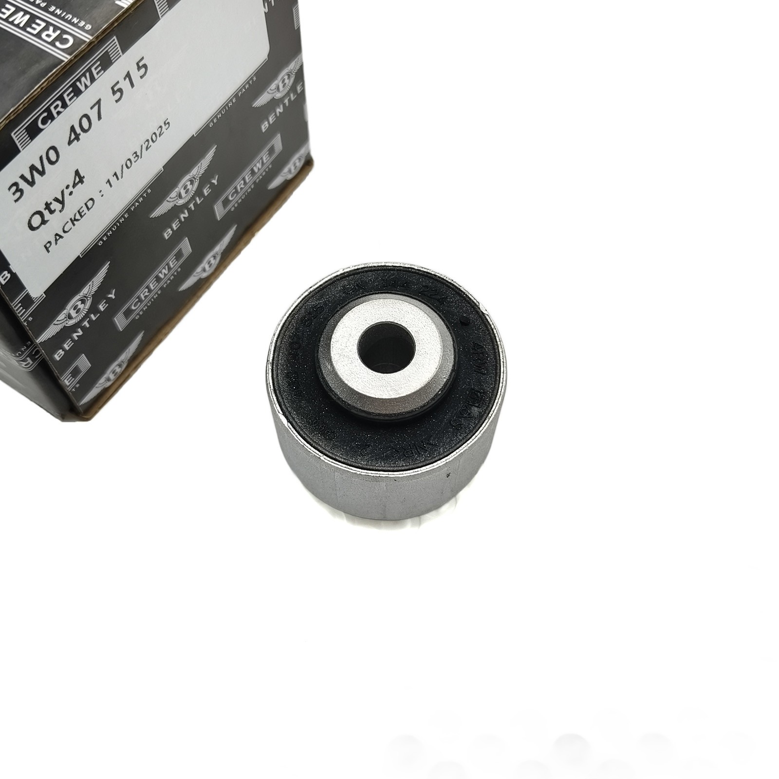 Bentley Continental GT Upper Control arm bushings 4 pcs P/N 3W0407515