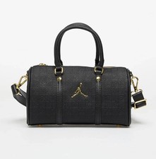 NEW Air Jordan Jumpman Monogram Mini Duffle Bag Black/Gold MA9169-K5X Fast Ship