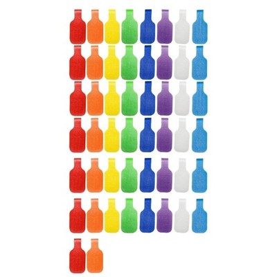 Mixed Color Coded Cable Organizers With Writable Feature For Home Office