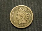 🔥OLD COPPER COIN SALE! VG 1861 INDIAN HEAD CENT PENNY COLLECTIBLE 🔥 LOT 57*