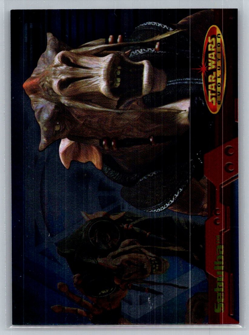 💎2001 Topps Star Wars Evolution #72 Sebulba💎