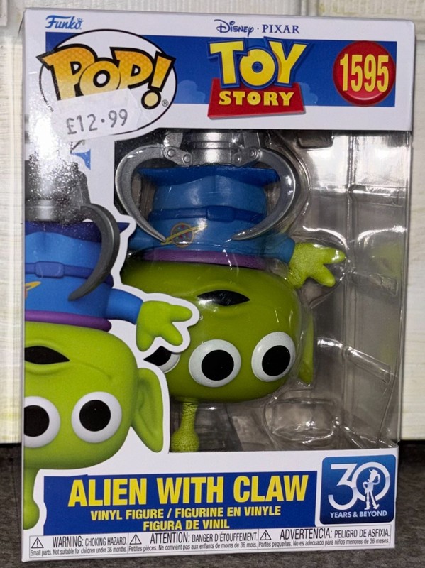 Funko Pop! #1595 Toy Story 30th Anniversary Alien With Claw!