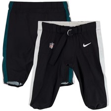 Pantalones de fútbol americano emitidos por juegos de la NFL PHILADELPHIA EAGLES talla 36 en el campo 2019 negros