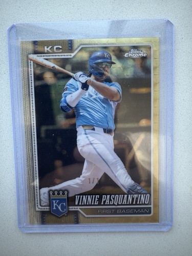 2026 Topps Chrome Vinnie Pasquantino TRUE SUPERFRACTOR 1/1 MINT ROYALS