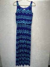 Pixley Maxi Dress Womens Small Tropical Resort Vacation Coastal Summer Beach