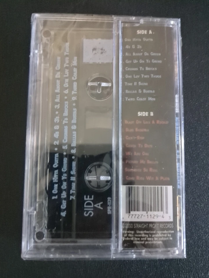 Dat Boy Grace – From Crumbs To Bricks Cassette *SEALED* Houston TX Rap Tape 1999 - Image 2 of 2