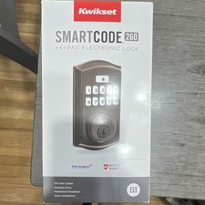 Kwikset SmartCode 260 Keypad Electronic Lock Keyless Entry Venetian Bronze