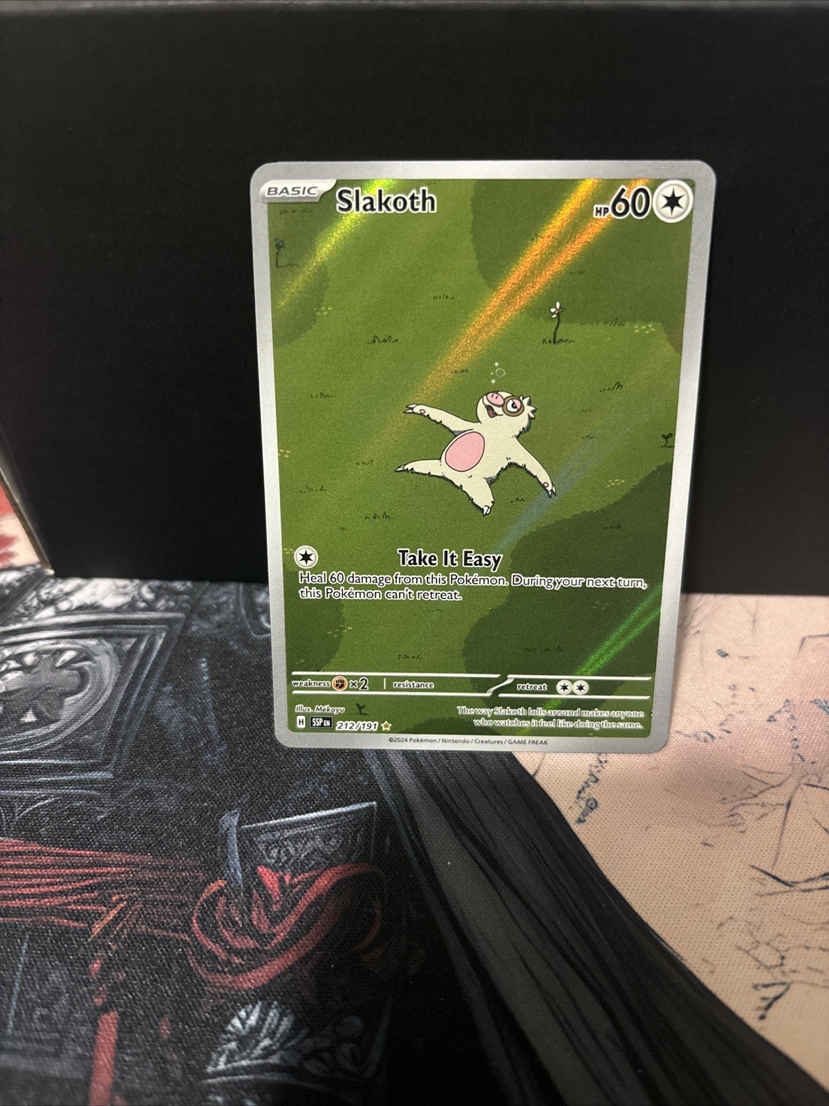 Slakoth 212/191 S&V Surging Sparks Illustration Full Art Holo NM