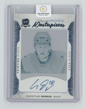 2016-17 Upper Deck The Cup Auto Rookie Masterpieces 1/1 Christian Dvorak Rookie