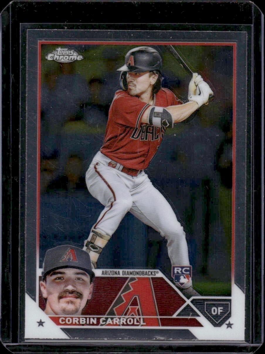 2023 Topps Chrome #95 Corbin Carroll Rookie Arizona Diamondbacks