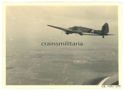 Orig. Foto Heinkel He 111 Flugzeug Bomber ''55+B12'' im Flug