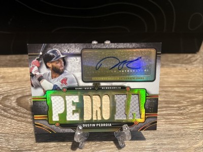 2024 Topps Triple Threads - Auto Relic Dustin Pedroia #TTAR-DPE3 /36 (AU, MEM)