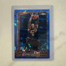 2025-26 Topps Chrome Sapphire Update DONOVAN MITCHELL Base Sapphire Cavaliers