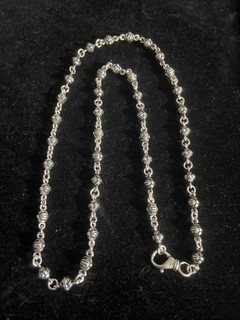 Chrome Hearts Cross Balls Chain Necklace 22inches 99c Auction
