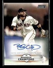 Brandon Crawford 2025 Topps Stadium Club Baseball Auto [wad50