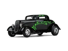 1934 Ford Coupe Street Rod - Black Diecast 1:25 Scale Model - First Gear 40-0382